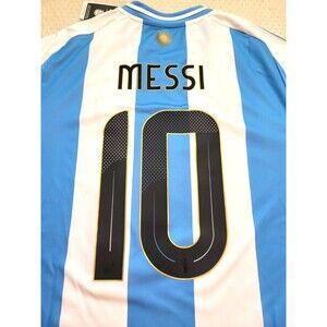 NWT Adidas Men's Argentina 2024 MESSI #10 Home Soccer Jersey SLIM FIT IX7790,XXL